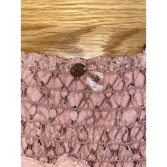 FP ONE‎ FREE PEOPLE Adella Slip Dress Rose Lace Embroidered Babydoll Size XS - Picture 15 of 16
